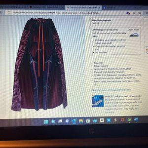 Women Wanda Maximoff Cosplay Costume Scarlet Witch Headwear Cloak and Pants Full